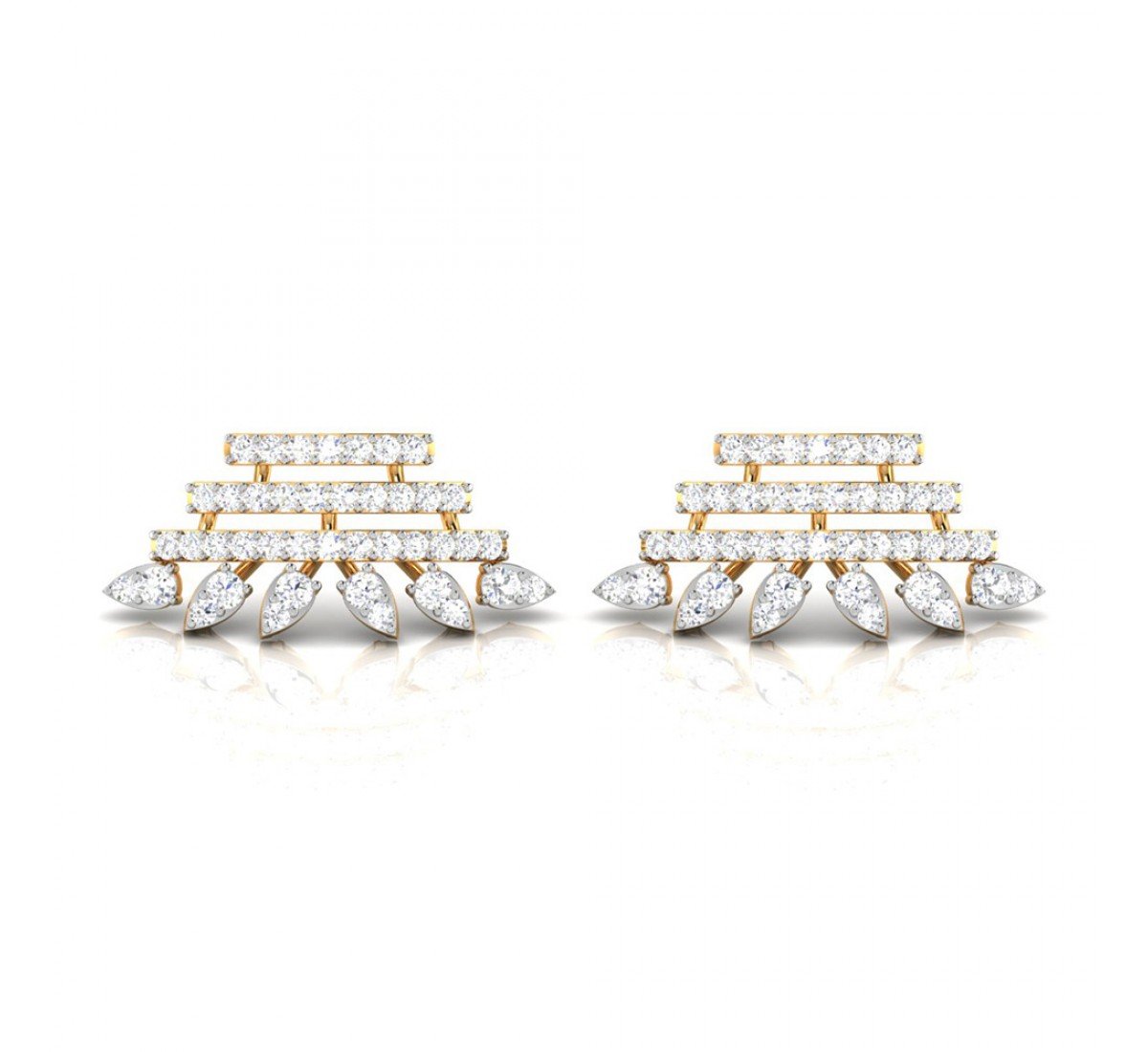 Beauty Swerve Diamond Earrings