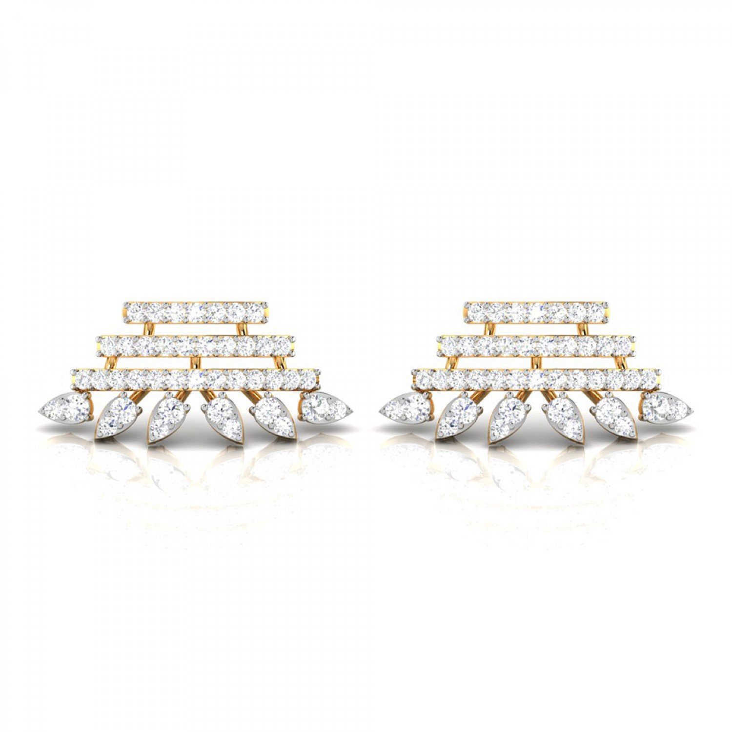 Beauty Swerve Diamond Earrings
