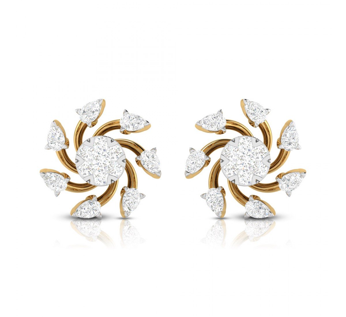 Minimalistic Diamond Earrings
