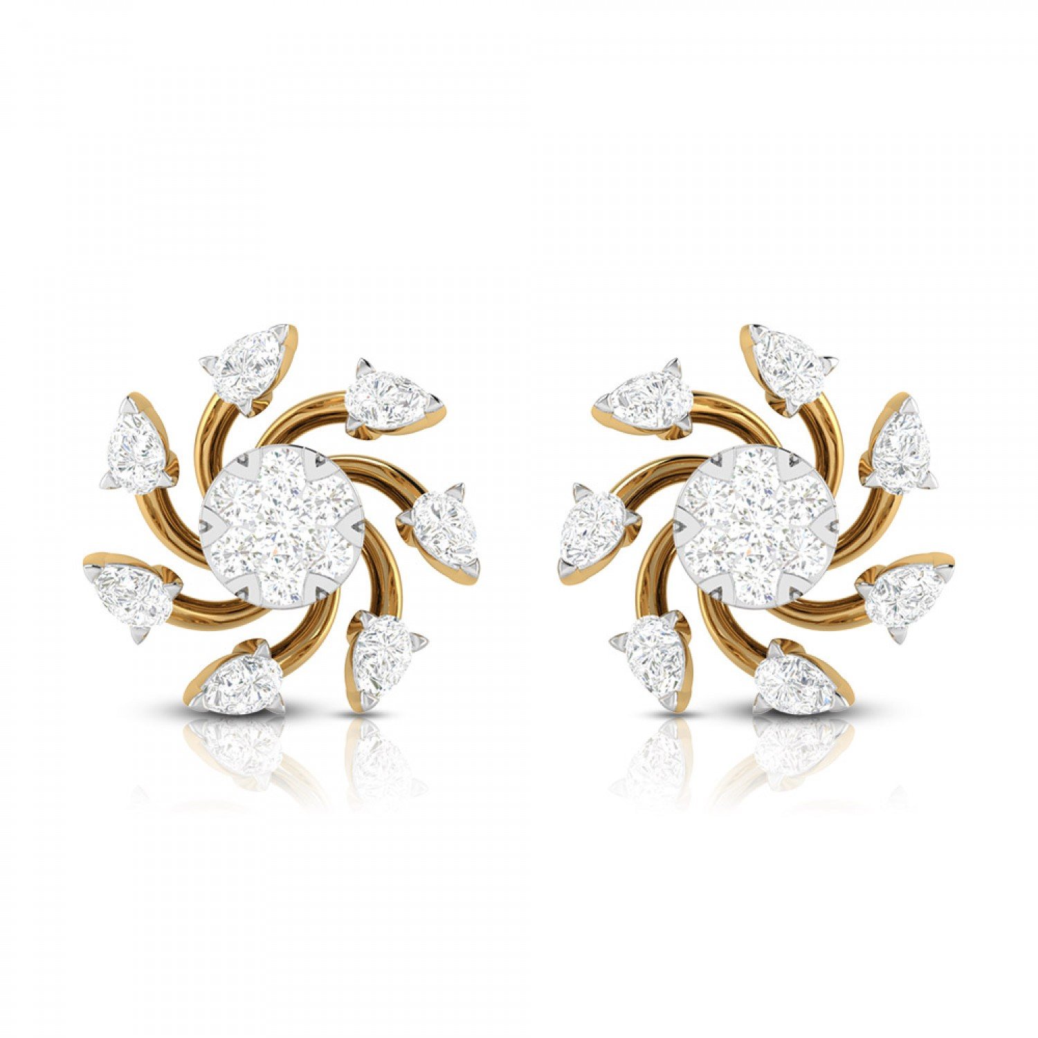 Minimalistic Diamond Earrings