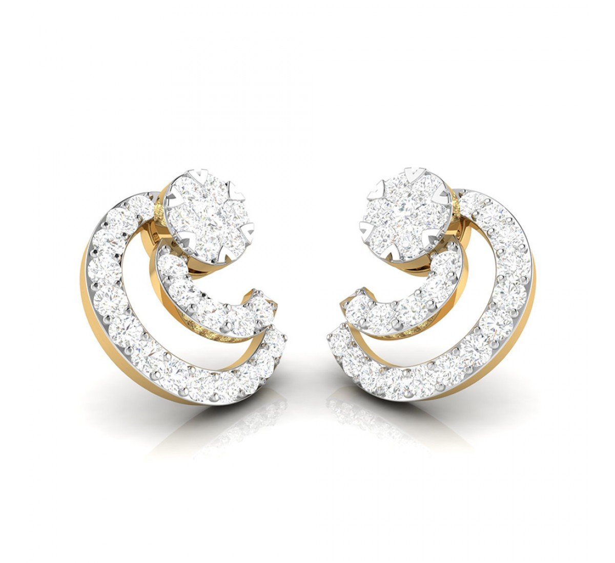 Dorian Stud Diamond Earrings