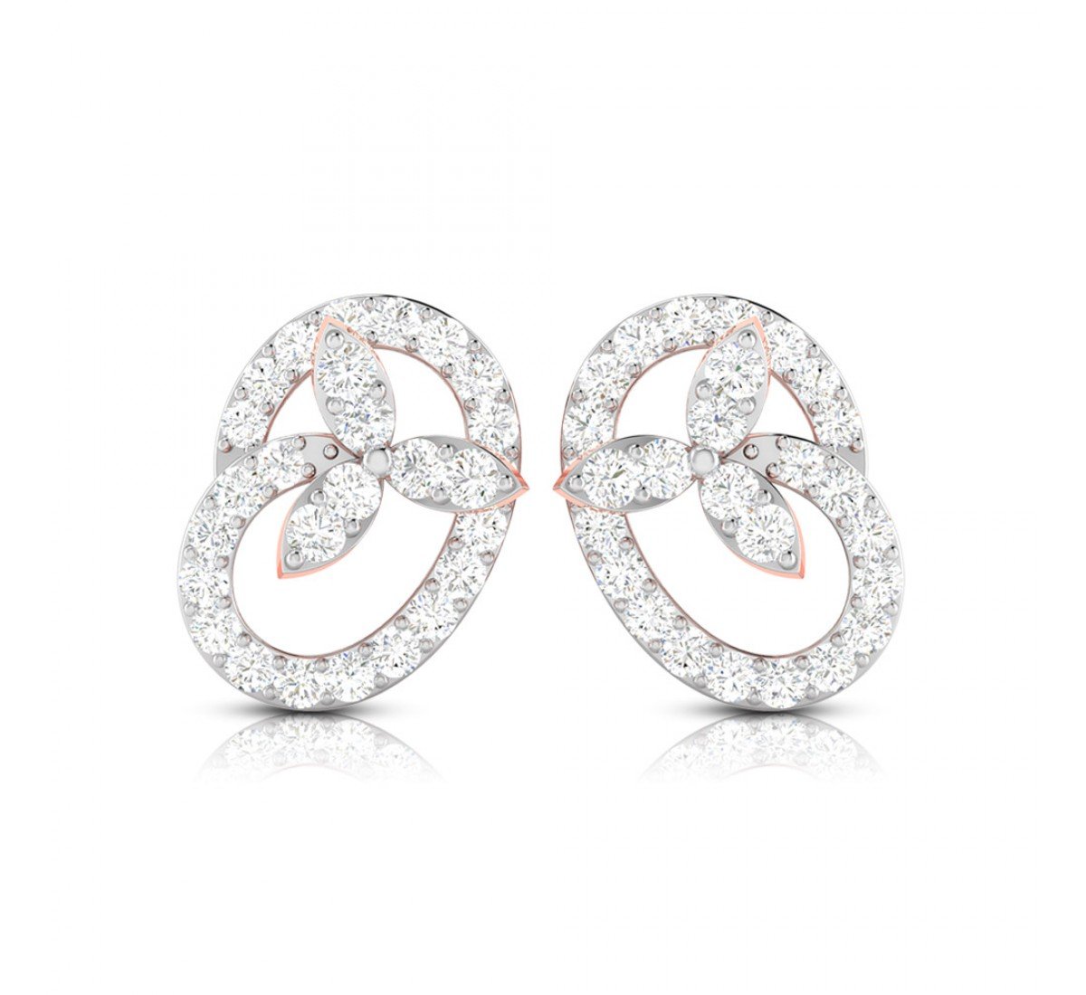 Sudarshana Twist Diamond Stud