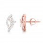 Mirage Crescent Diamond Stud