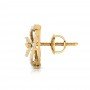 Mirage Crescent Diamond Stud