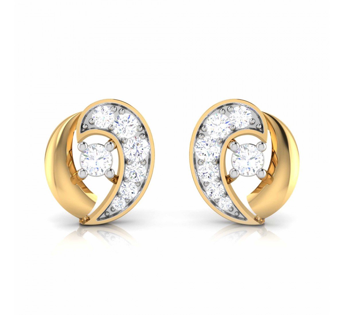 Miracle Plate Diamond Earrings