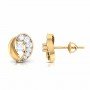 Miracle Plate Diamond Earrings