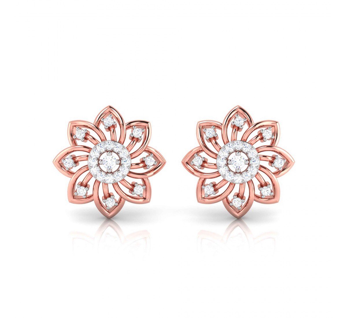 Demure Diamond Earrings