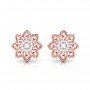 Demure Diamond Earrings