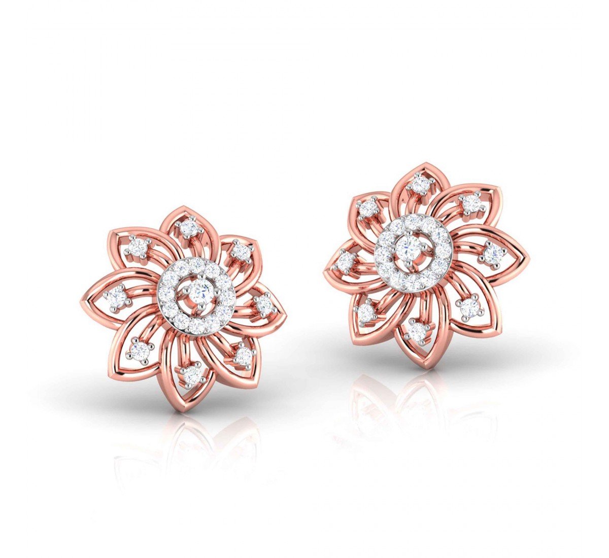 Demure Diamond Earrings