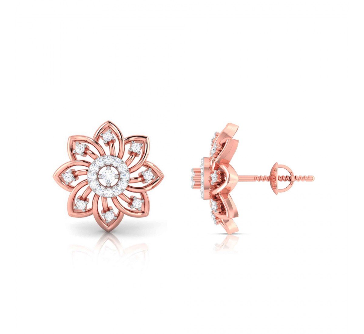 Demure Diamond Earrings