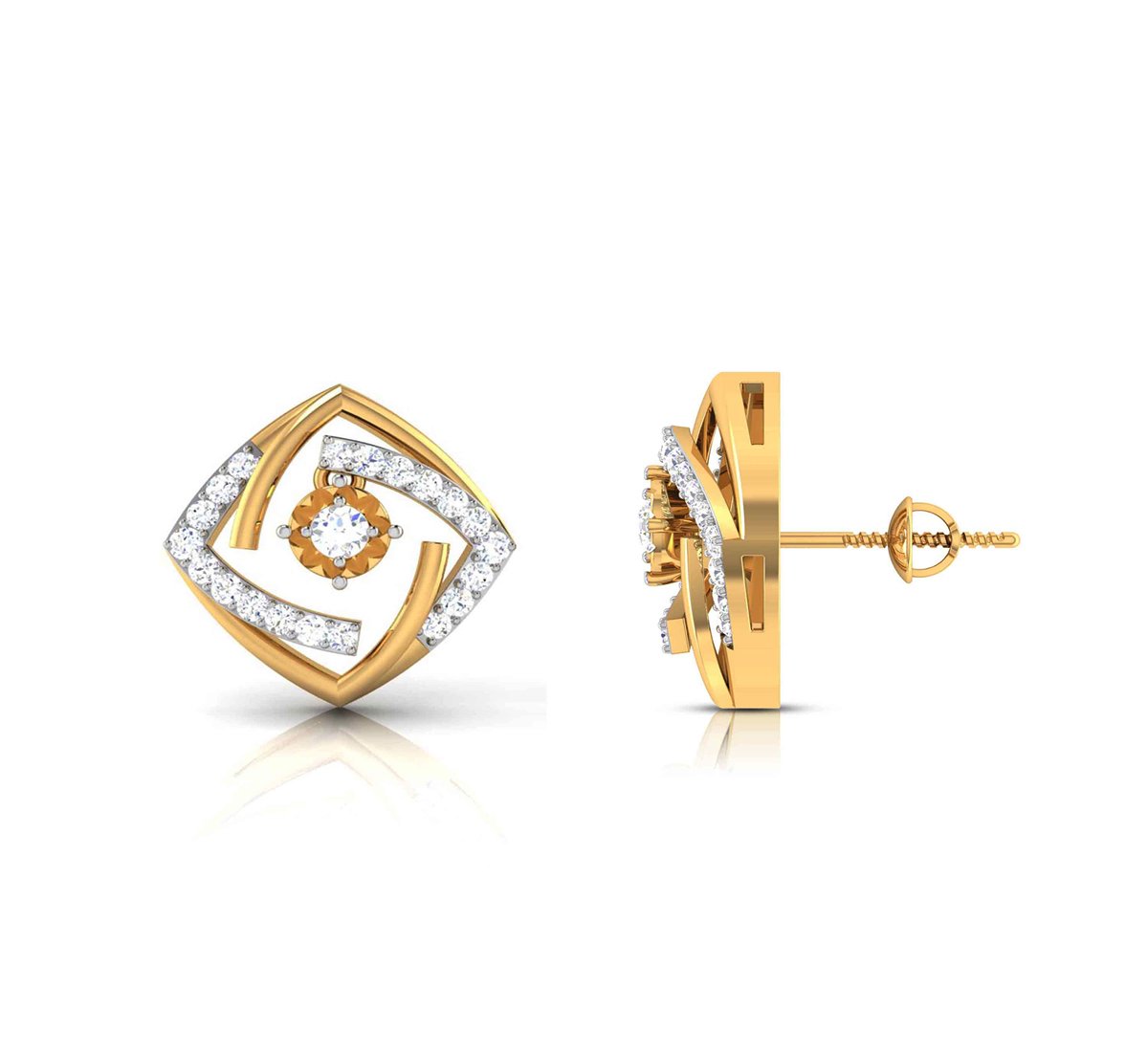 Renata Diamond Stud Earrings