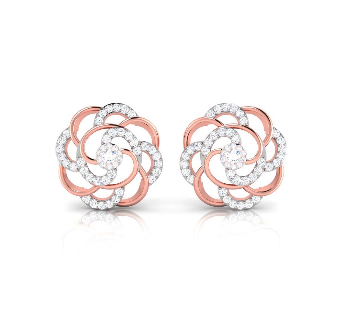 Pave Claw Diamond Earrings