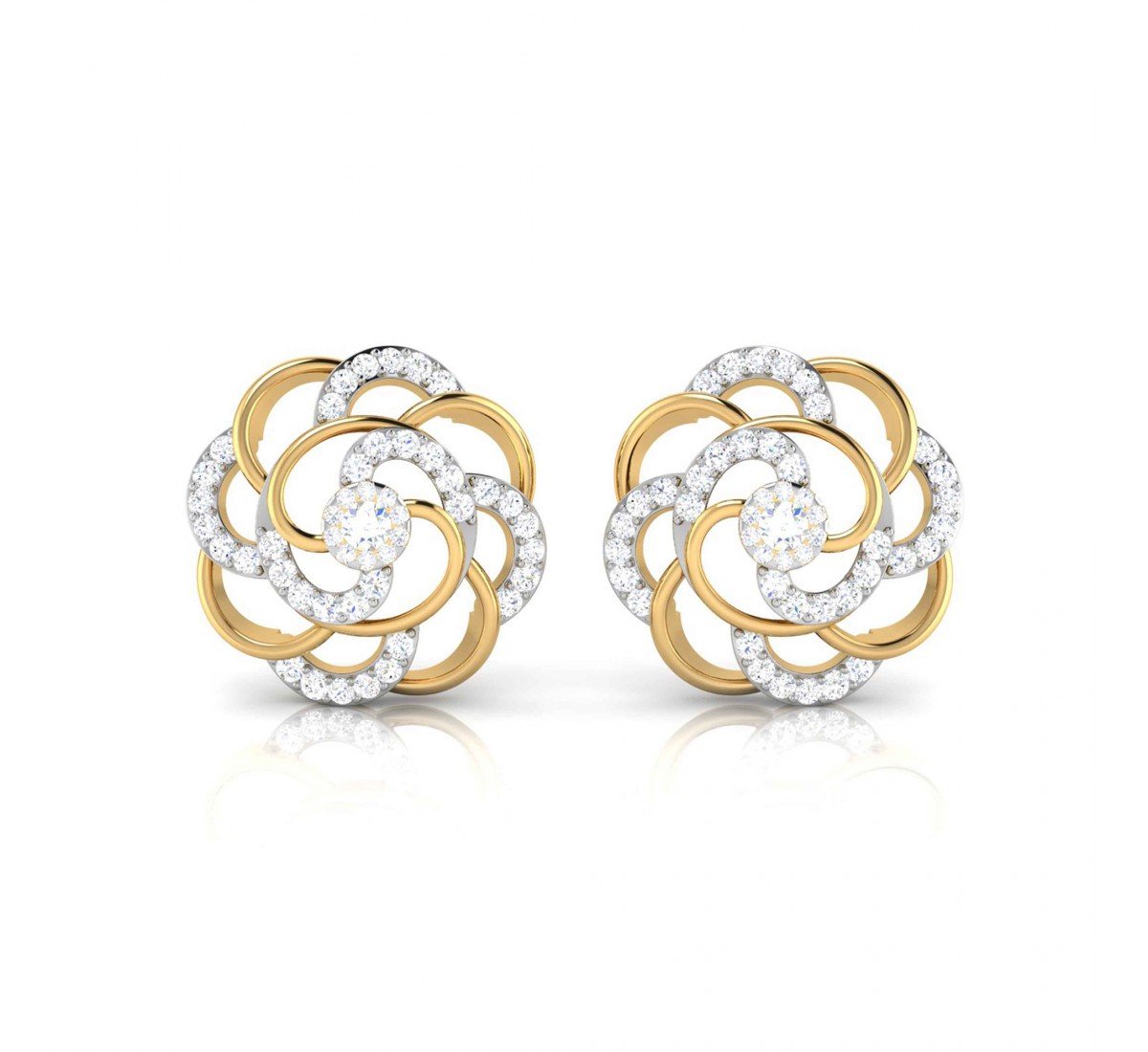 Pave Claw Diamond Earrings