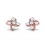 Ribbona Twist Diamond Earrings