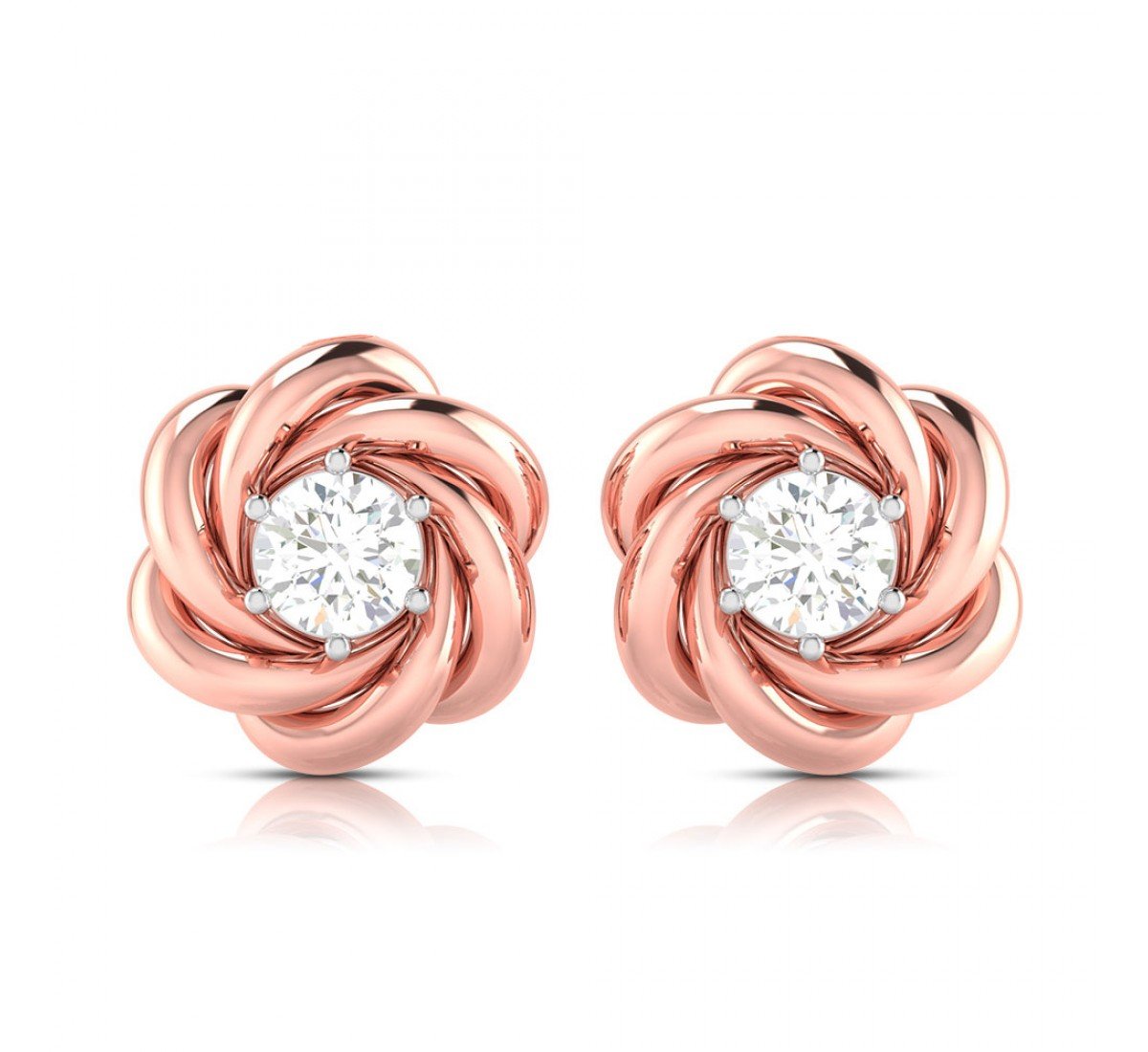 Alpinia Daisy Diamond Earrings