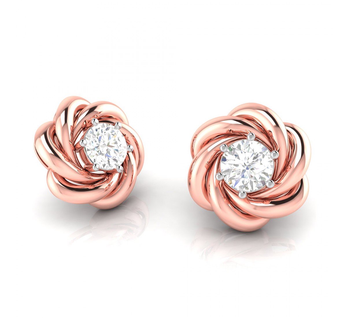 Alpinia Daisy Diamond Earrings