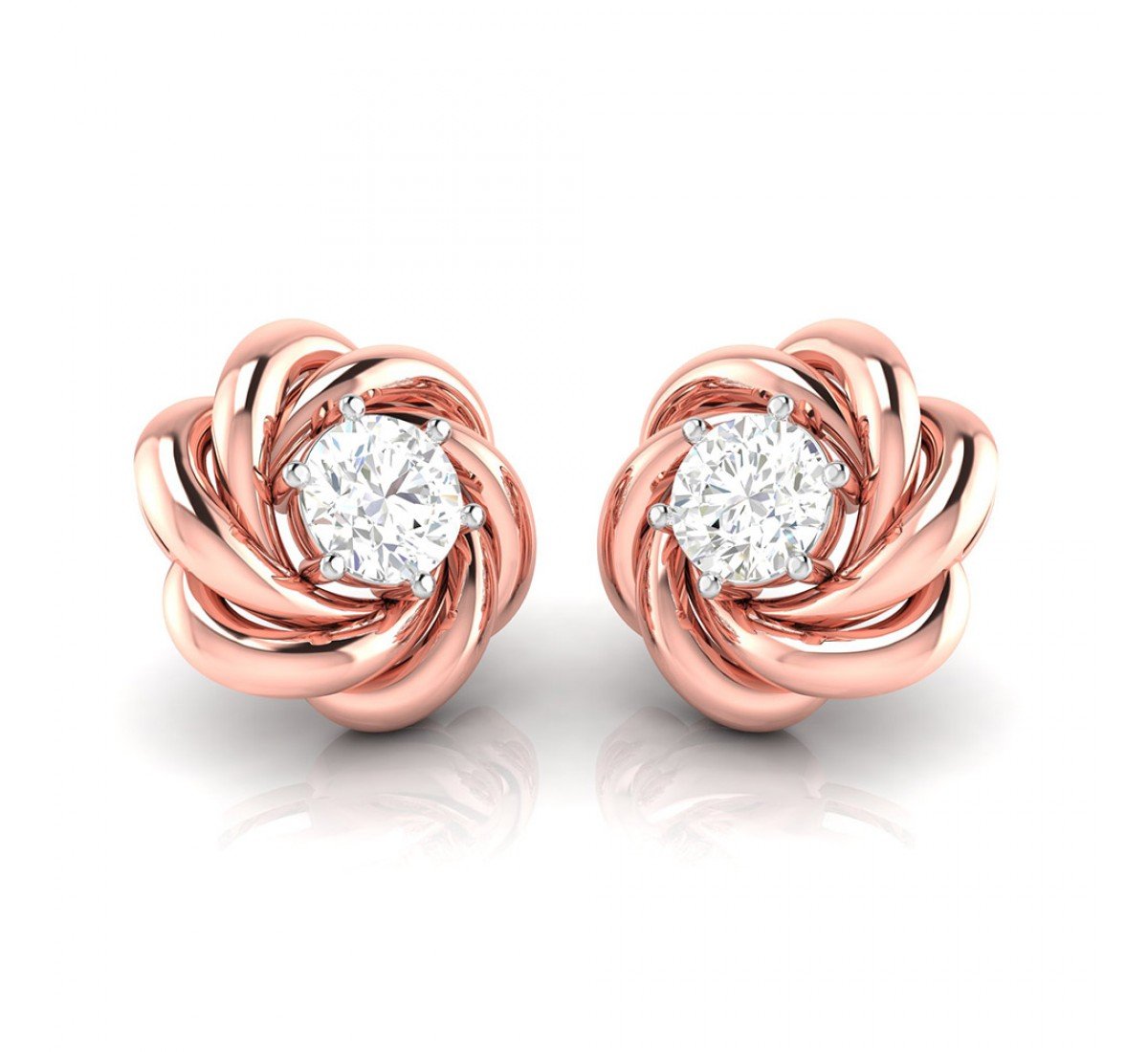 Alpinia Daisy Diamond Earrings