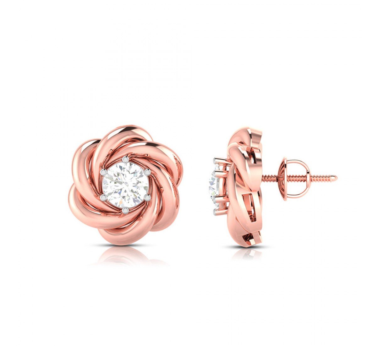 Alpinia Daisy Diamond Earrings