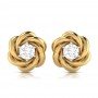 Alpinia Daisy Diamond Earrings