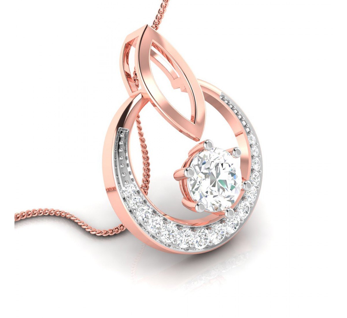 Daffodil Oria Diamond Pendant