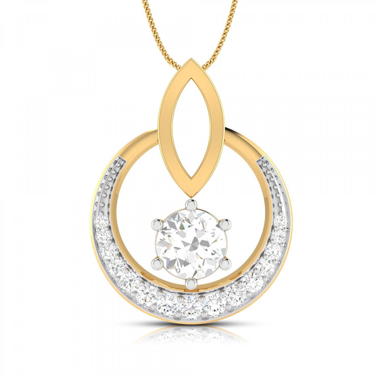 Daffodil Oria Diamond Pendant