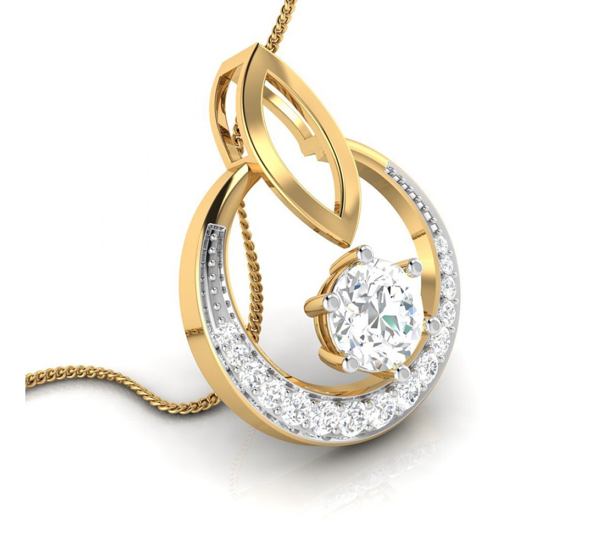 Daffodil Oria Diamond Pendant