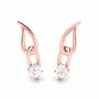 Keisha Spiral Diamond Earrings