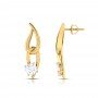 Keisha Spiral Diamond Earrings