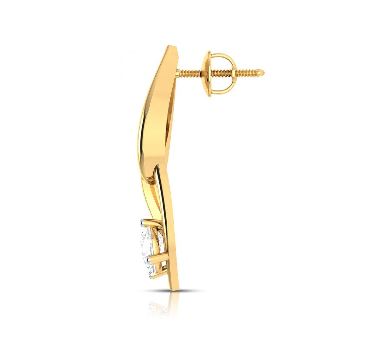 Keisha Spiral Diamond Earrings