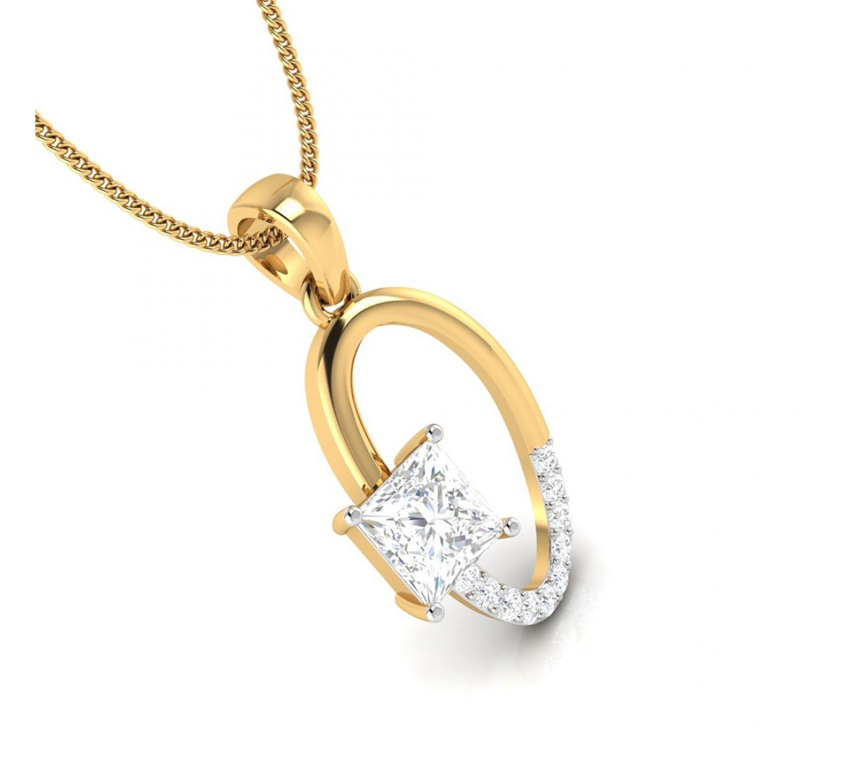 Edden Sleek Diamond Pendant