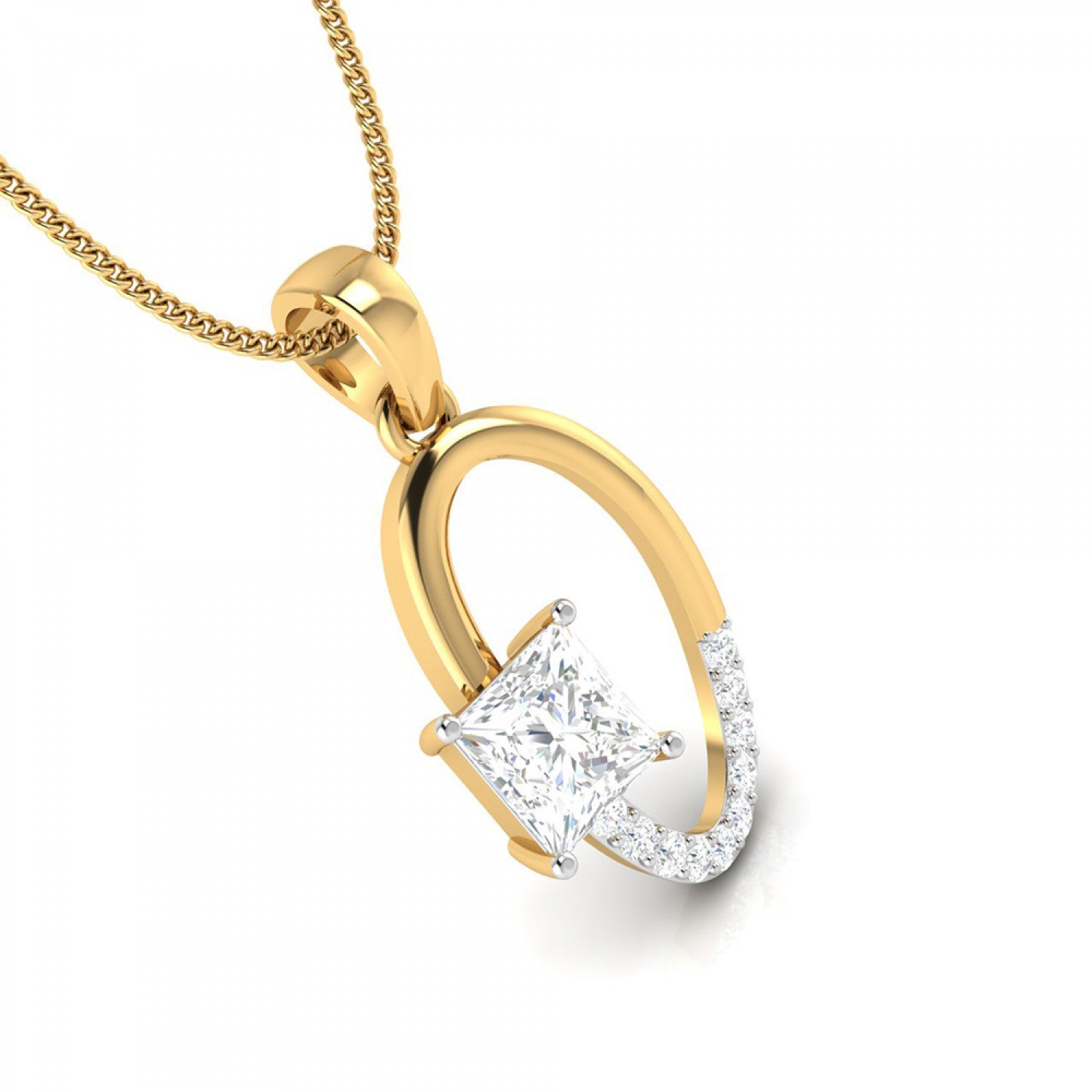 Edden Sleek Diamond Pendant