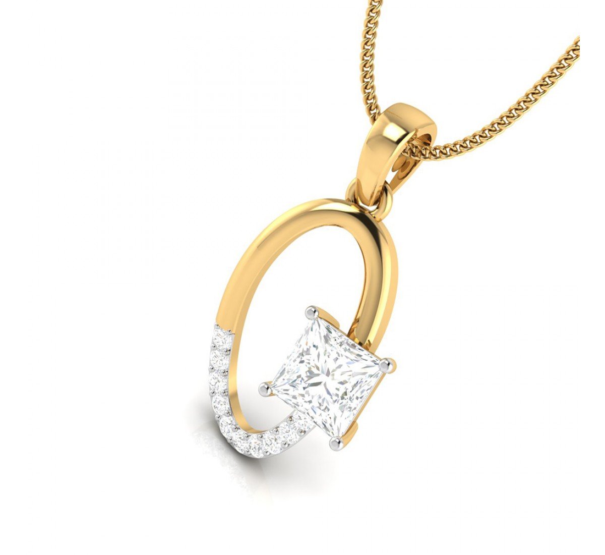 Edden Sleek Diamond Pendant
