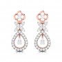 Para Looped Diamond Earrings