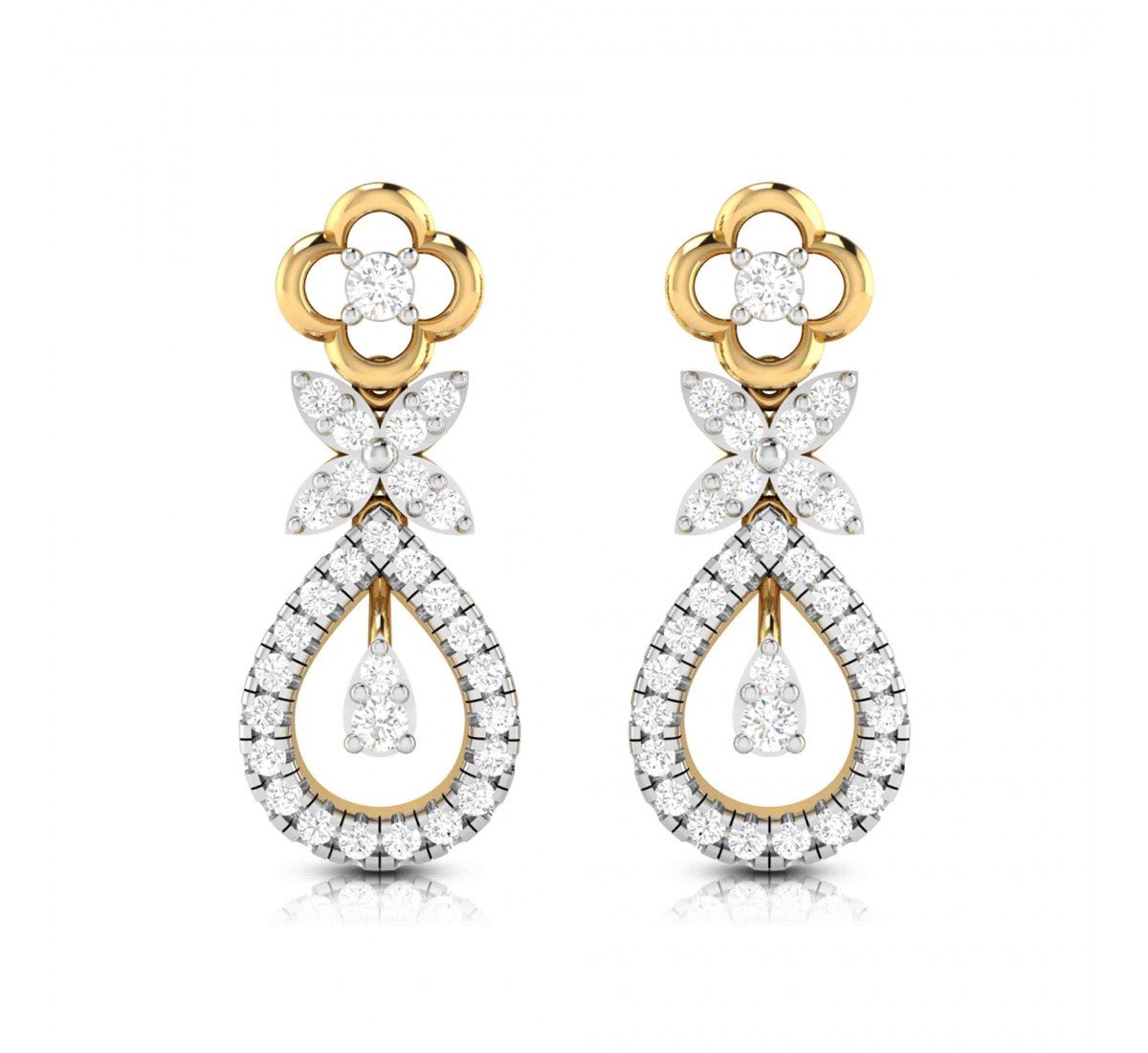 Para Looped Diamond Earrings