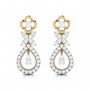 Para Looped Diamond Earrings