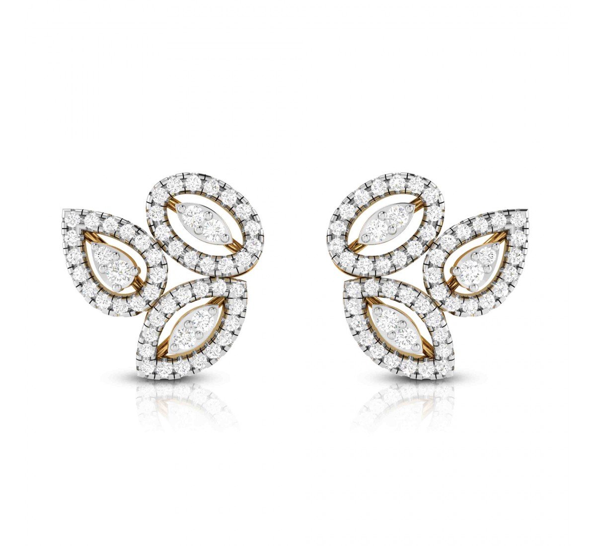 Astra Pixel Diamond Earrings