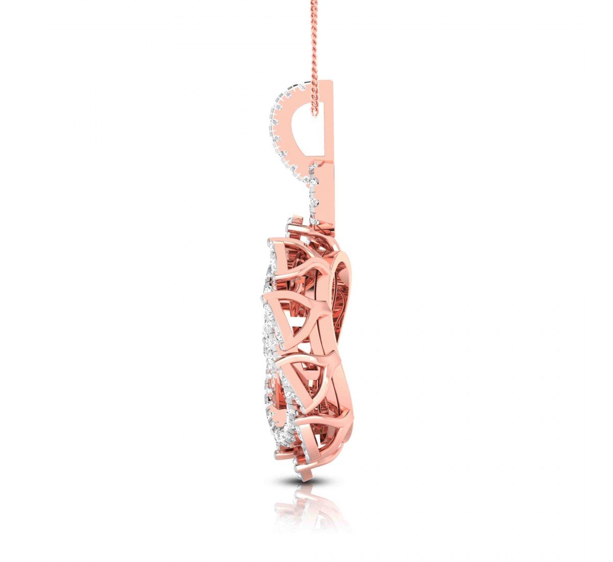 Ovate Edden Diamond Pendant