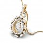 Ovate Edden Diamond Pendant