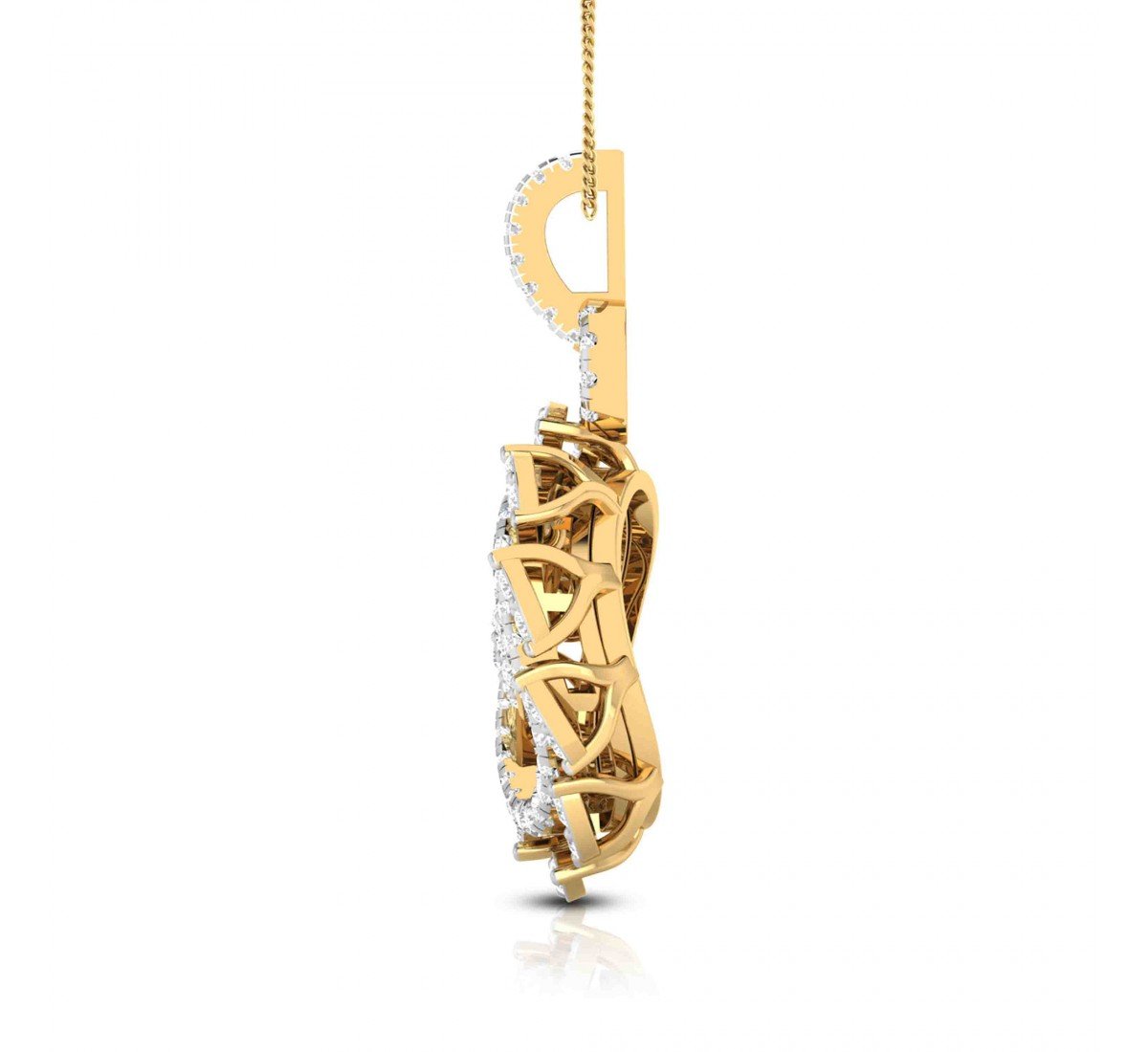 Ovate Edden Diamond Pendant