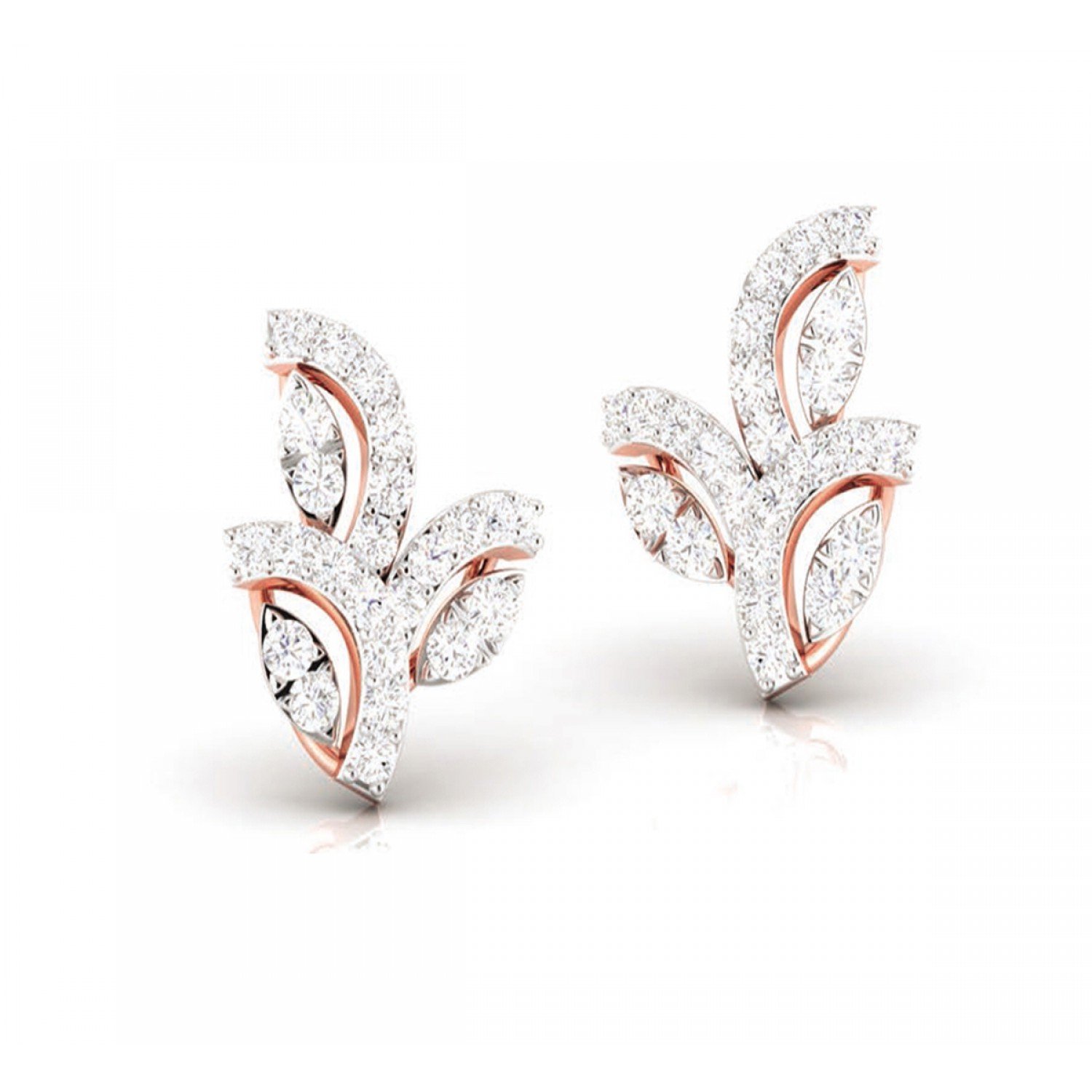 Andria Zig Diamond Earrings