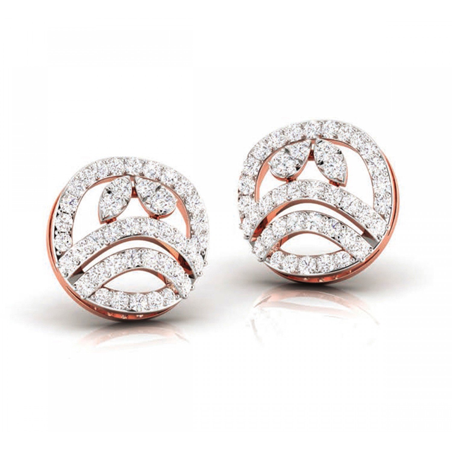 Eisha Twist Diamond Earrings