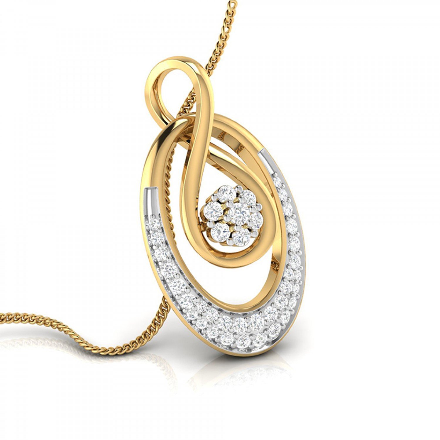 Oriole Semra Diamond Pendant
