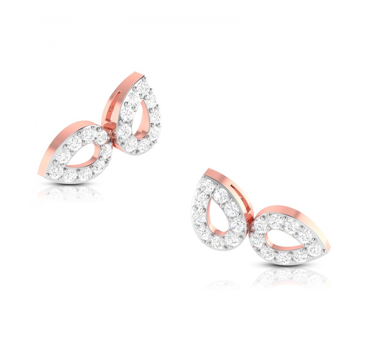 Falling Diamond Earrings