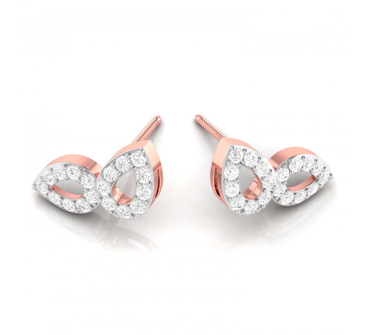 Falling Diamond Earrings