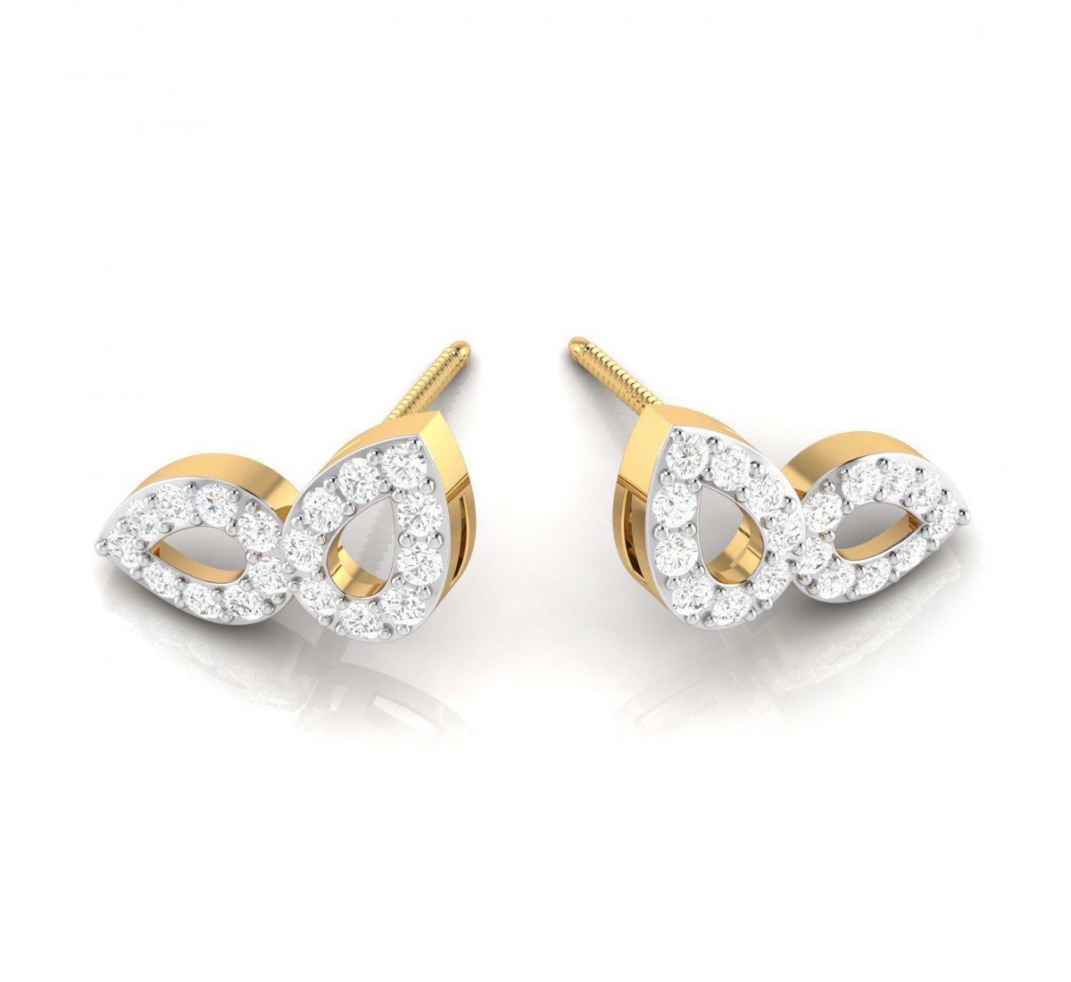 Falling Diamond Earrings