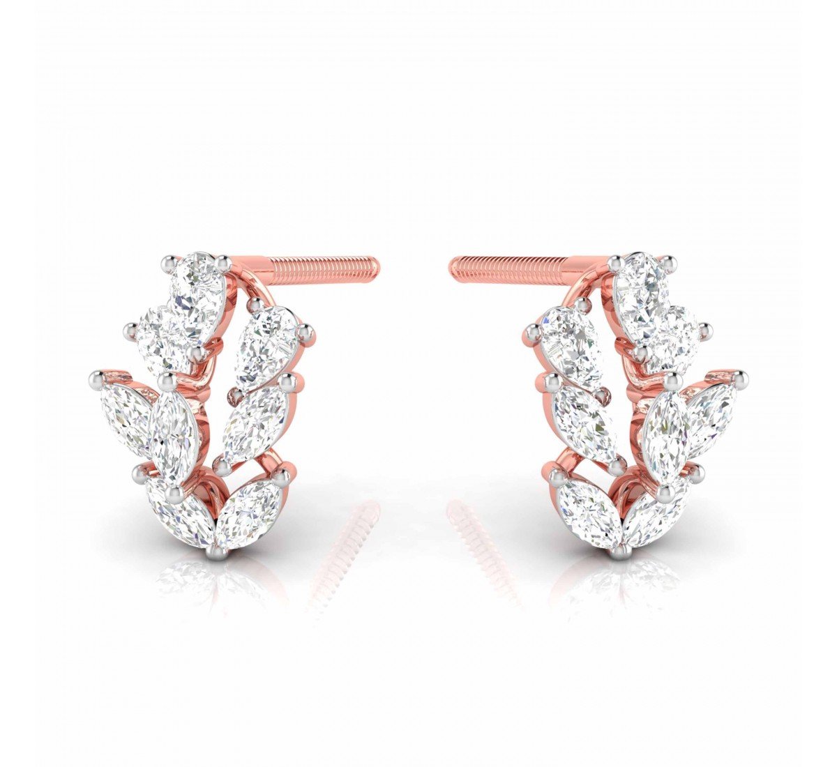 Glazing Aloft Diamond Earrings