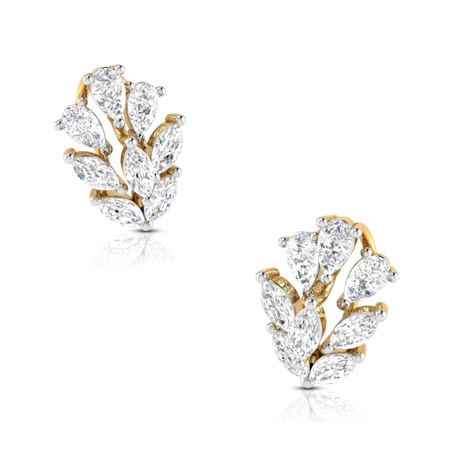 Glazing Aloft Diamond Earrings