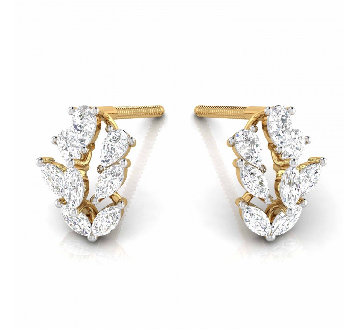 Glazing Aloft Diamond Earrings