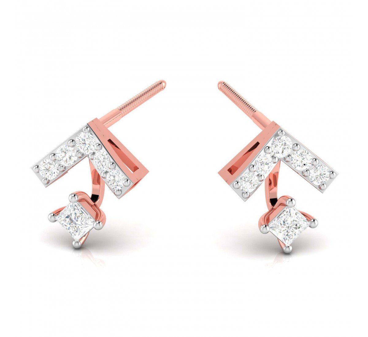 Dove Fancy Diamond Earrings