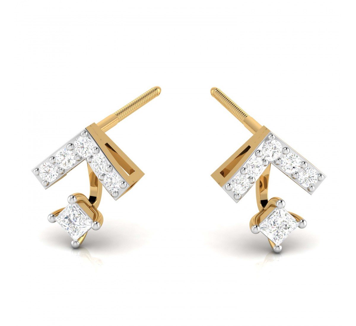 Dove Fancy Diamond Earrings